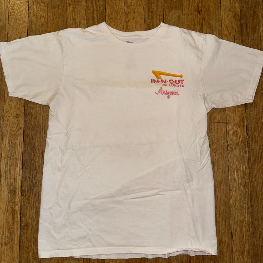 In-N-Out Burger White Short Sleeve Tee